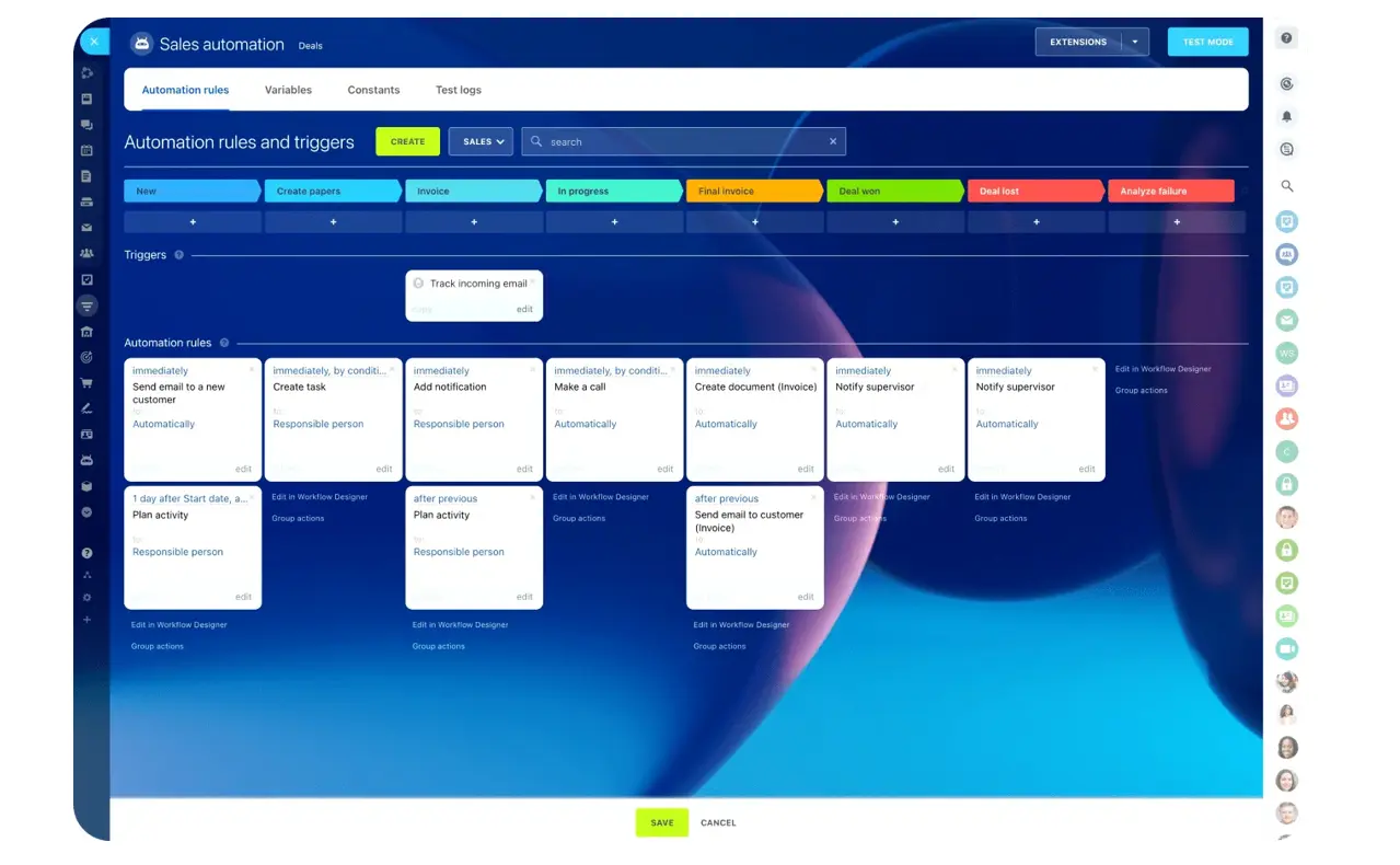 HR and internal operations: Drag-and-drop logic